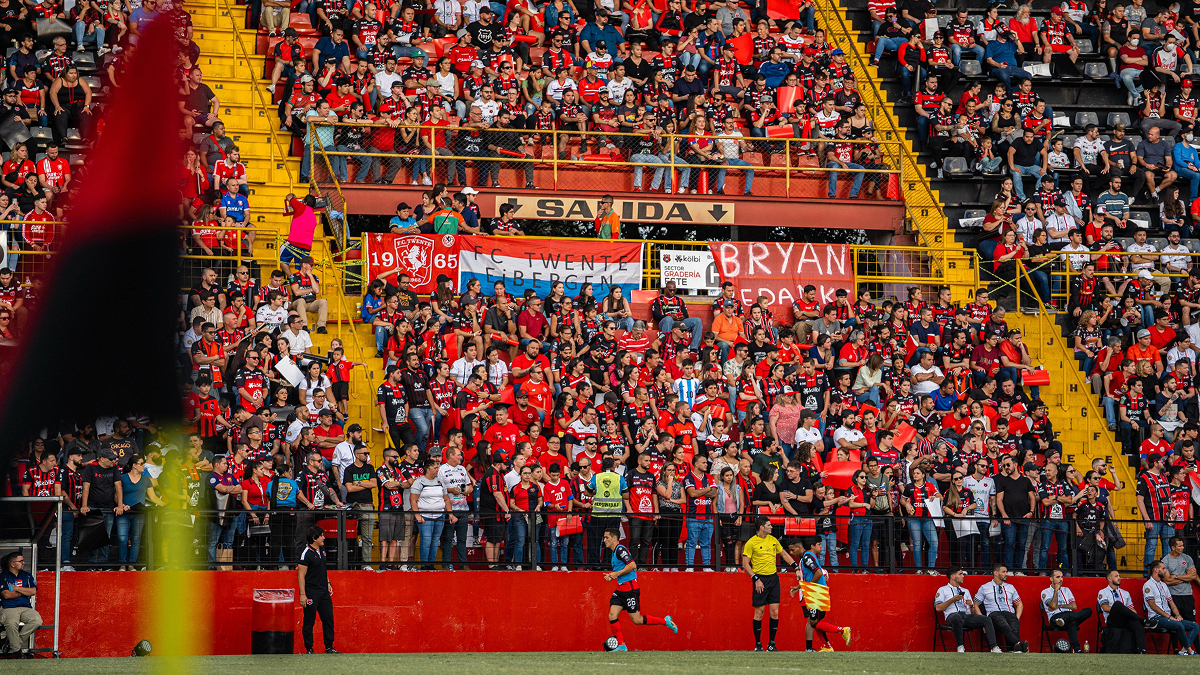 FC Twente supporters in stadium